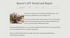 Desktop Screenshot of beaveratvrental.com
